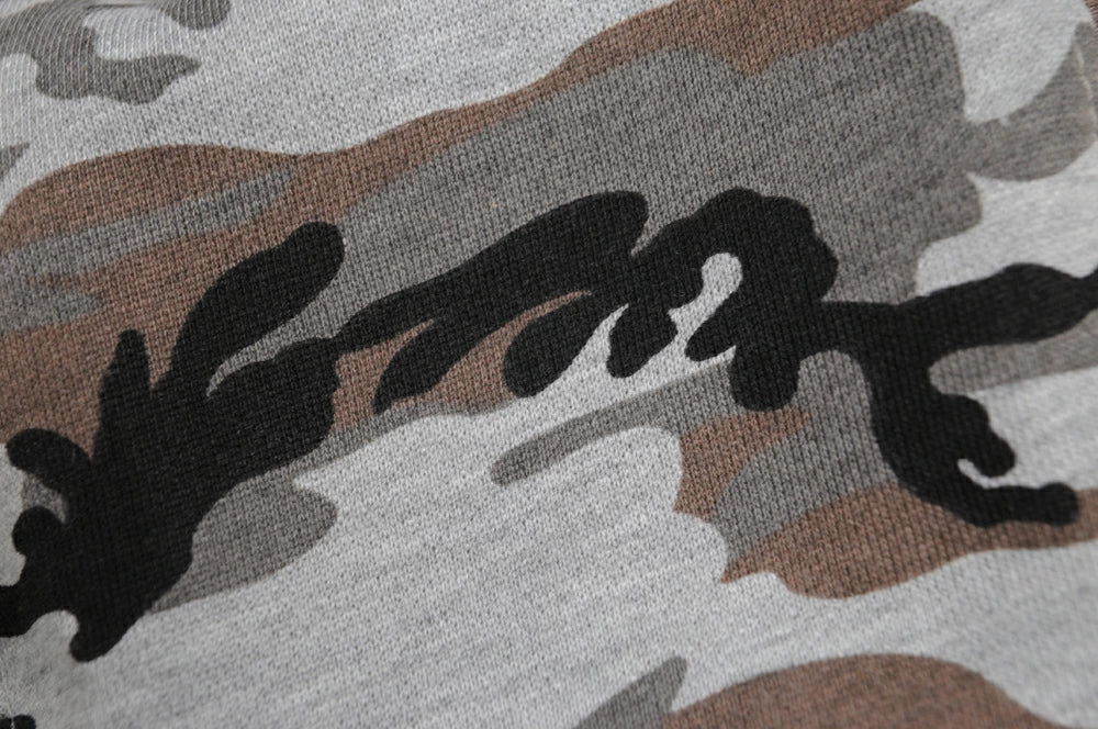 カモ柄 スウェット サファリ ハット MIXグレーカモ 迷彩柄 サファリ バケットハット ビッグワッチ HA-19 春夏