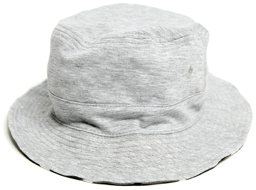 カモ柄 コットン サファリ ハットBIGWATCH正規品 グレーカモ MIXグレー リバーシブル 迷彩 カモフラージュ サファリ バケットハット ビッグワッチ HA-20 春 夏 秋 UVケア バケットハット