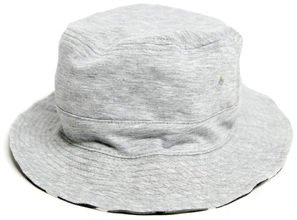 カモ柄 コットン サファリ ハットBIGWATCH正規品 グレーカモ MIXグレー リバーシブル 迷彩 カモフラージュ サファリ バケットハット ビッグワッチ HA-20 春 夏 秋 UVケア バケットハット