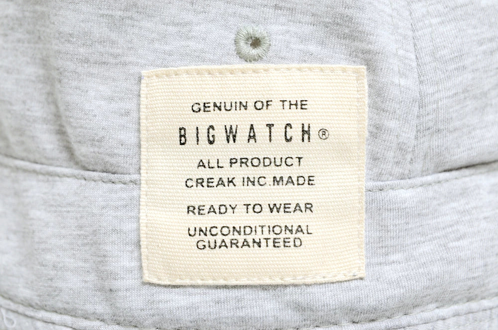 スウェット ハット BIGWATCH正規品 MIXグレー サファリ ワイヤー フェスハット ビッグワッチ HA-22 春 夏 秋 UVケア バケットハット