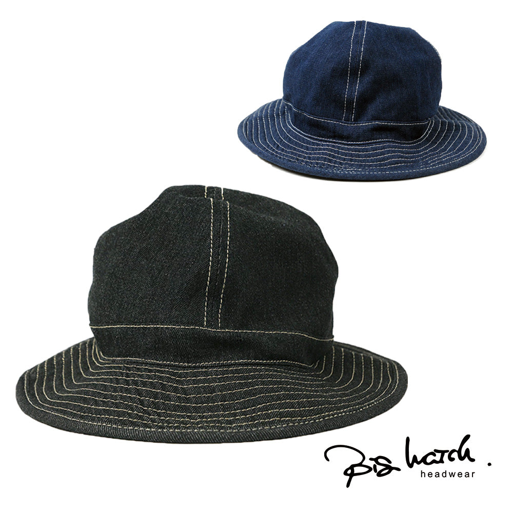 メトロハット BIGWATCH ブラック 黒 ネイビー コットン100% 綿 フェス キャンプ アウトドア ビッグワッチ HA-30 バケットハット