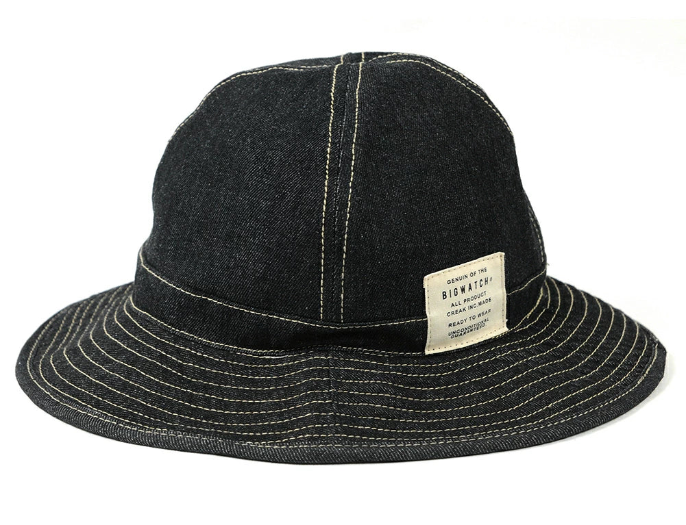 メトロハット BIGWATCH ブラック 黒 ネイビー コットン100% 綿 フェス キャンプ アウトドア ビッグワッチ HA-30 バケットハット