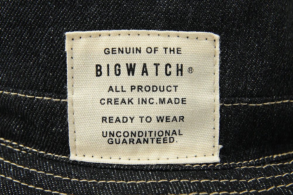 メトロハット BIGWATCH ブラック 黒 ネイビー コットン100% 綿 フェス キャンプ アウトドア ビッグワッチ HA-30 バケットハット