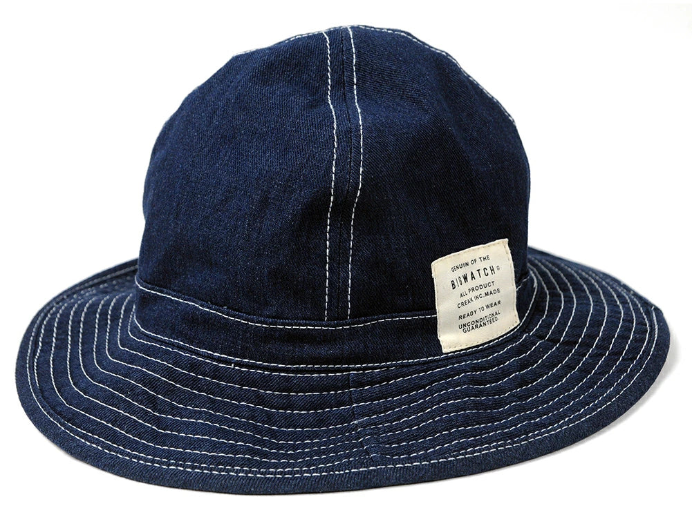 メトロハット BIGWATCH ブラック 黒 ネイビー コットン100% 綿 フェス キャンプ アウトドア ビッグワッチ HA-30 バケットハット