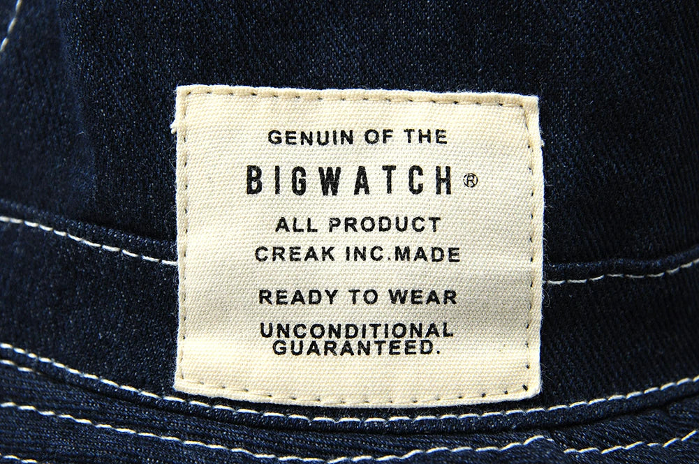 メトロハット BIGWATCH ブラック 黒 ネイビー コットン100% 綿 フェス キャンプ アウトドア ビッグワッチ HA-30 バケットハット