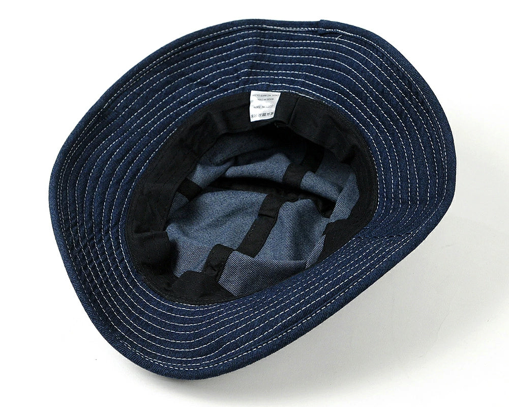 メトロハット BIGWATCH ブラック 黒 ネイビー コットン100% 綿 フェス キャンプ アウトドア ビッグワッチ HA-30 バケットハット