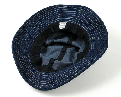 メトロハット BIGWATCH ブラック 黒 ネイビー コットン100% 綿 フェス キャンプ アウトドア ビッグワッチ HA-30 バケットハット