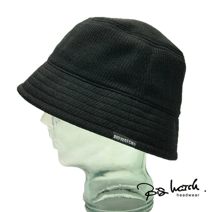 ニット オーバーライド バケットハット HA-32 ブラック/黒 ハット 秋冬 HAT 大きめ BIGWATCH正規品