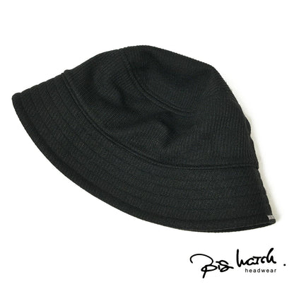 ニット オーバーライド バケットハット HA-32 ブラック/黒 ハット 秋冬 HAT 大きめ BIGWATCH正規品