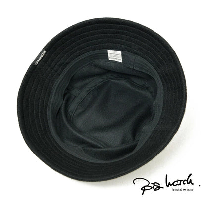 ニット オーバーライド バケットハット HA-32 ブラック/黒 ハット 秋冬 HAT 大きめ BIGWATCH正規品