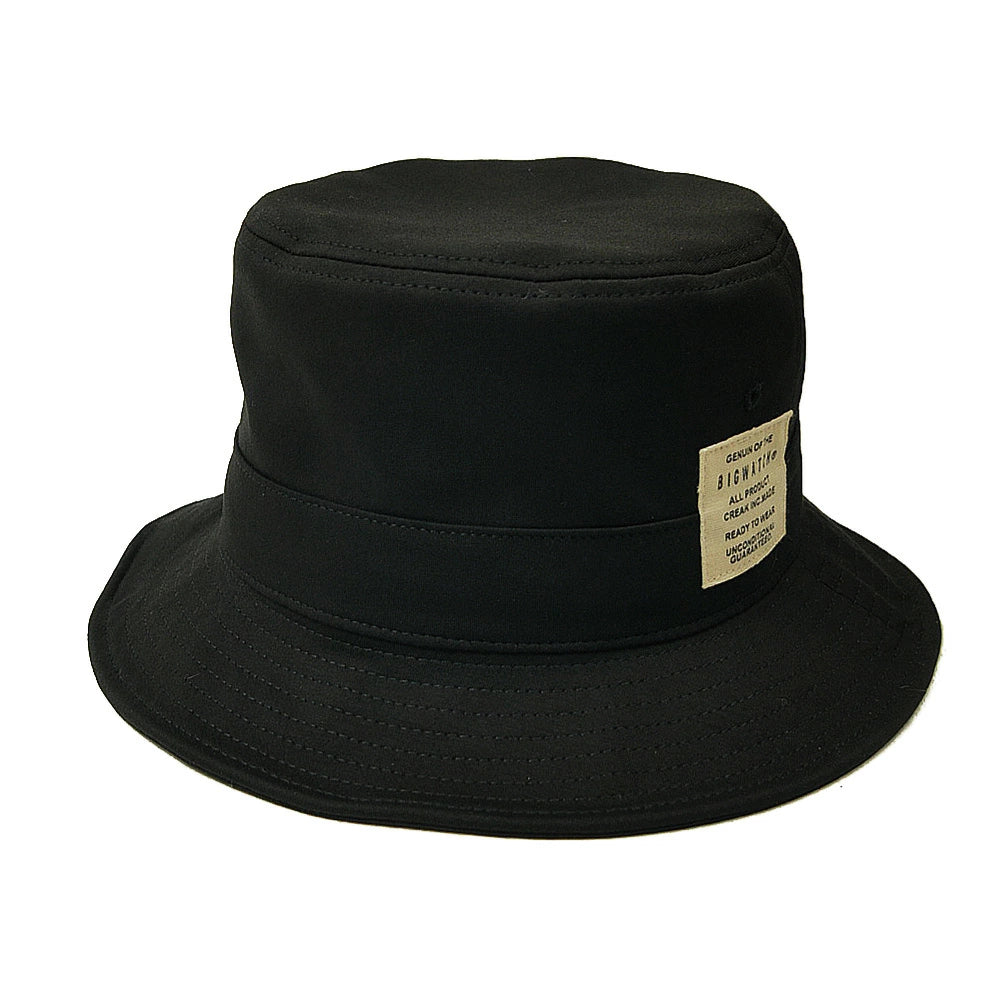スウェットハット バケットハット ブラック ベージュ カーキ コットン100% 綿 キャンプ アウトドア ビッグワッチ HA-33 HA-34 HA-35