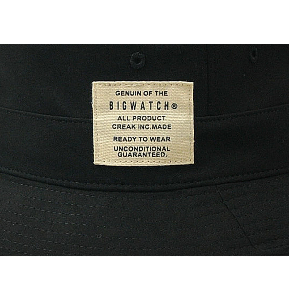 スウェットハット バケットハット ブラック ベージュ カーキ コットン100% 綿 キャンプ アウトドア ビッグワッチ HA-33 HA-34 HA-35