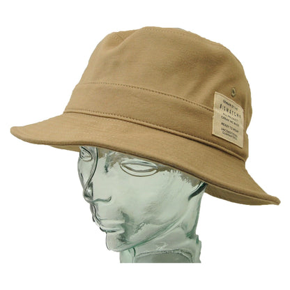 スウェットハット バケットハット ブラック ベージュ カーキ コットン100% 綿 キャンプ アウトドア ビッグワッチ HA-33 HA-34 HA-35