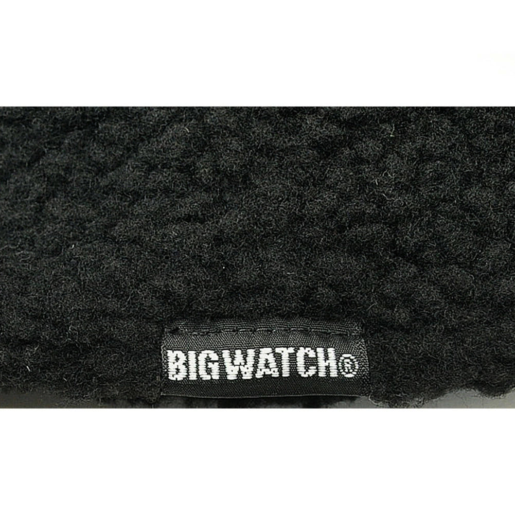 ボア生地 バケットハット ブラック 黒 BIGWATCH ボア HA-39 バケットハット 秋冬用 男女兼用