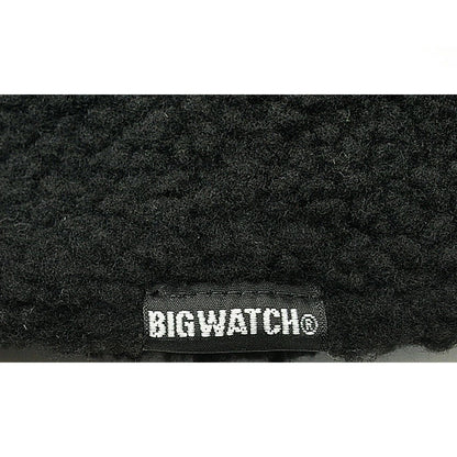 ボア生地 バケットハット ブラック 黒 BIGWATCH ボア HA-39 バケットハット 秋冬用 男女兼用