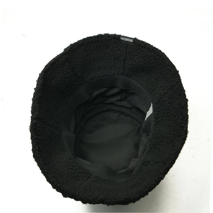 ボア生地 バケットハット ブラック 黒 BIGWATCH ボア HA-39 バケットハット 秋冬用 男女兼用