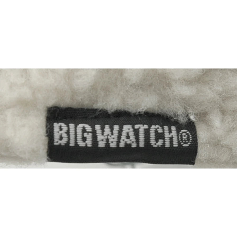 ボア生地 バケットハット アイボリー 白 BIGWATCH ボア HA-40 バケットハット 秋冬用 男女兼用
