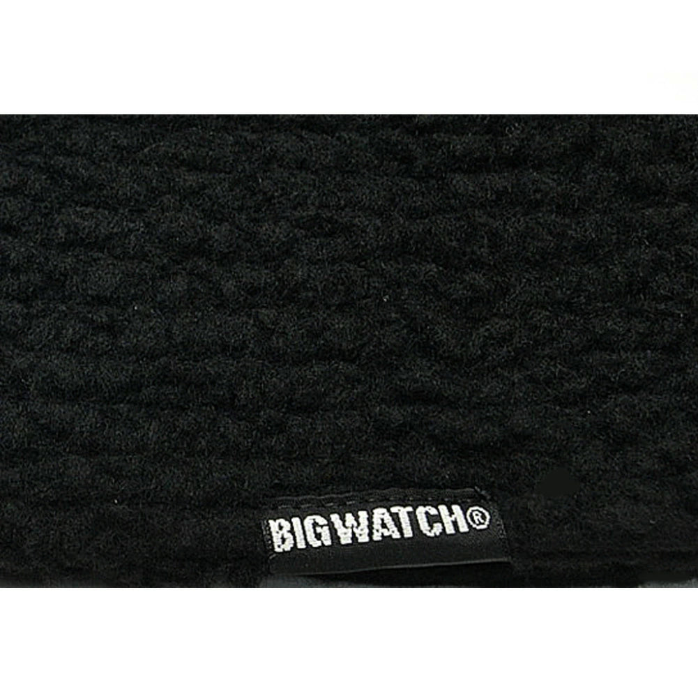 ボア生地 ハット ブラック 黒 BIGWATCH ボア HA-41 バケットハット 秋冬用 男女兼用