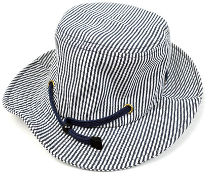 ヒッコリー ハットBIGWATCH正規品 ブラックステッチ ビッグワッチ ハット HA-10B 春 夏 秋 UVケア バケットハット