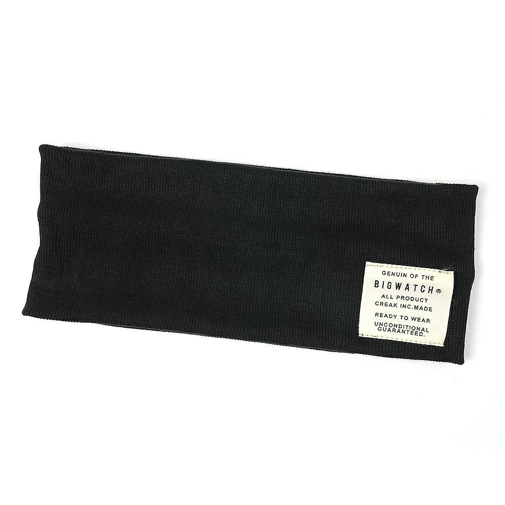 ヘアバンド BIGWATCH ブラック 黒 カチューシャ ターバン 帽子 ビッグサイズ ビッグワッチ BIGWATCH正規品 HB-01 春 夏 秋 UVケア