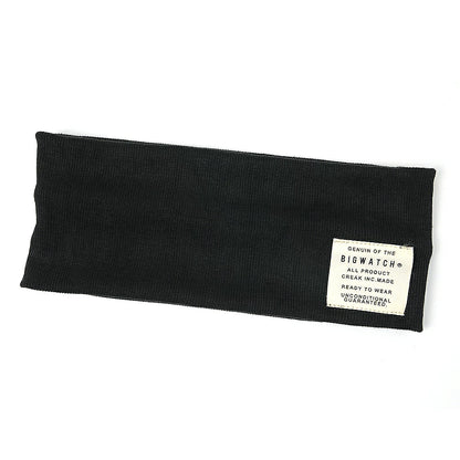ヘアバンド BIGWATCH ブラック 黒 カチューシャ ターバン 帽子 ビッグサイズ ビッグワッチ BIGWATCH正規品 HB-01 春 夏 秋 UVケア