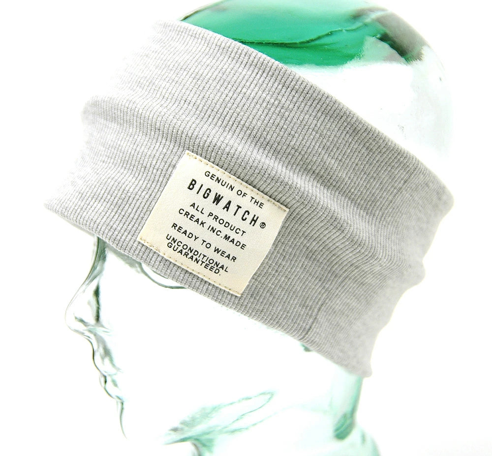 ヘアバンド BIGWATCH MIXグレー カチューシャ ターバン 帽子 ビッグサイズ ビッグワッチ BIGWATCH正規品 HB-02