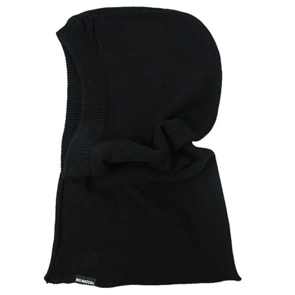 バラクラバ ヘンプ フード付き ネックウォーマー フードウォーマーBIGWATCH正規品 ブラック ブランド ビッグワッチ HFNW-01 秋冬