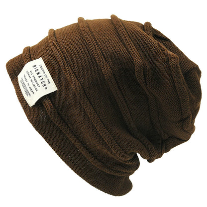 ヘンプロール リバーシブル ニットキャップ ニット帽 BIGWATCH正規品 ブラック グレージュ 黒 HM-02 春 秋 冬