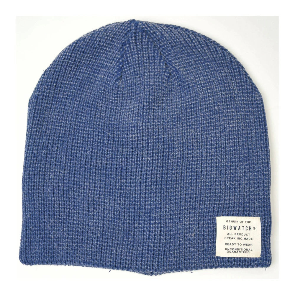 ワンウォッシュ ニット インディゴ ニットキャップ IND-01/ビッグワッチ