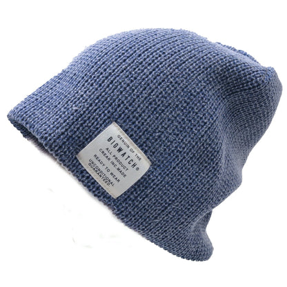 ワンウォッシュ ニット インディゴ ニットキャップ IND-01/ビッグワッチ