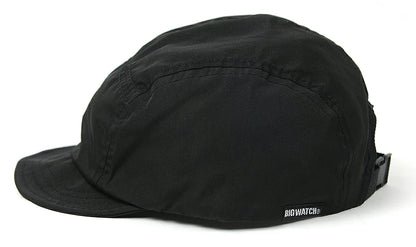 撥水 5パネル ジェット キャップ ブラック 黒 JCP-01 メンズ 春夏 キャンプ つば 短い ビッグワッチ BIGWATCH正規品