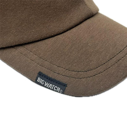 ジャパンフィット キャスキャップ BIGWATCH(ビッグワッチ) 大きいサイズ  正規品 黒 ブラック 茶 ブラウン 無地 コットン シンプル JF-01 JF-02 メンズ 帽子