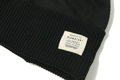 ロング サーマルBIGWATCH ブラック 黒 ニットキャップ ニットワッチ ニット帽 帽子 サイズ LP-07 春 秋 冬/ビッグワッチ