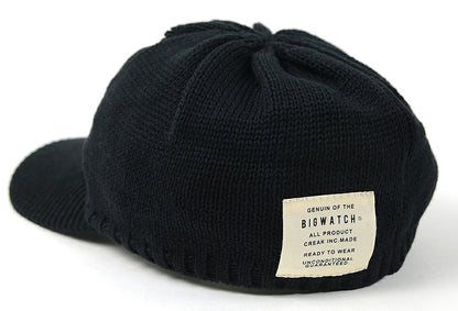 バイザーニットキャップ BIGWATCH ビッグワッチ 正規品 コットン100% NCA-01 春夏 秋冬