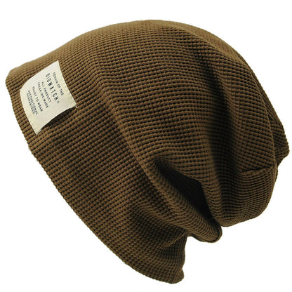 サーマルリバーシブルBIGWATCH正規品 ブラウン ベージュ ニットキャップ ルーズ ワッチキャップ ニット帽子 サイズ P-14 春 秋 冬/ビッグワッチ
