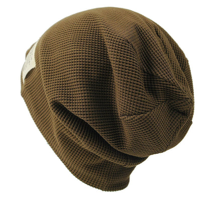 サーマルリバーシブルBIGWATCH正規品 ブラウン ベージュ ニットキャップ ルーズ ワッチキャップ ニット帽子 サイズ P-14 春 秋 冬/ビッグワッチ