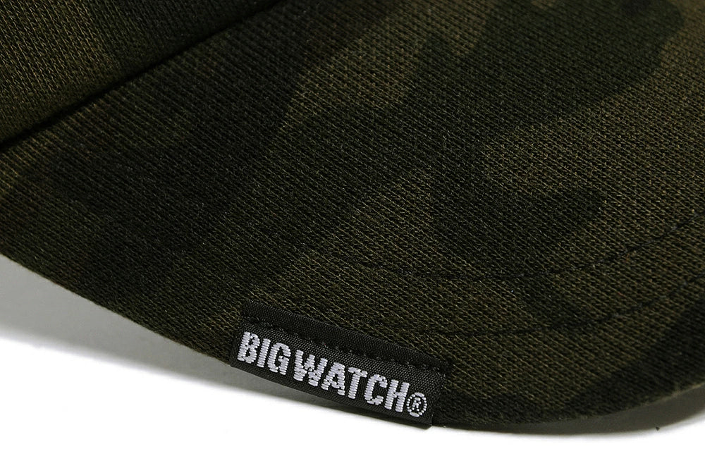 カモ柄サンバイザーBIGWATCH正規品 グリーンカモ 迷彩 迷彩柄 カモフラ柄 カモフラージュカラー ビッグワッチ サンバイザー 帽子 ビッグサイズ SBH-05 春 夏 秋 UVケア