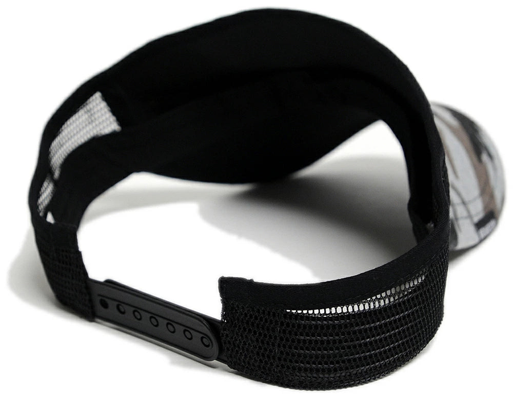 カモ柄サンバイザー BIGWATCH正規品 グレーカモ 迷彩 迷彩柄 カモフラージュ柄 ビッグワッチ SBH-06 春 夏 秋 日よけ ランニング