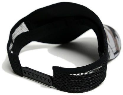 カモ柄サンバイザー BIGWATCH正規品 グレーカモ 迷彩 迷彩柄 カモフラージュ柄 ビッグワッチ SBH-06 春 夏 秋 日よけ ランニング