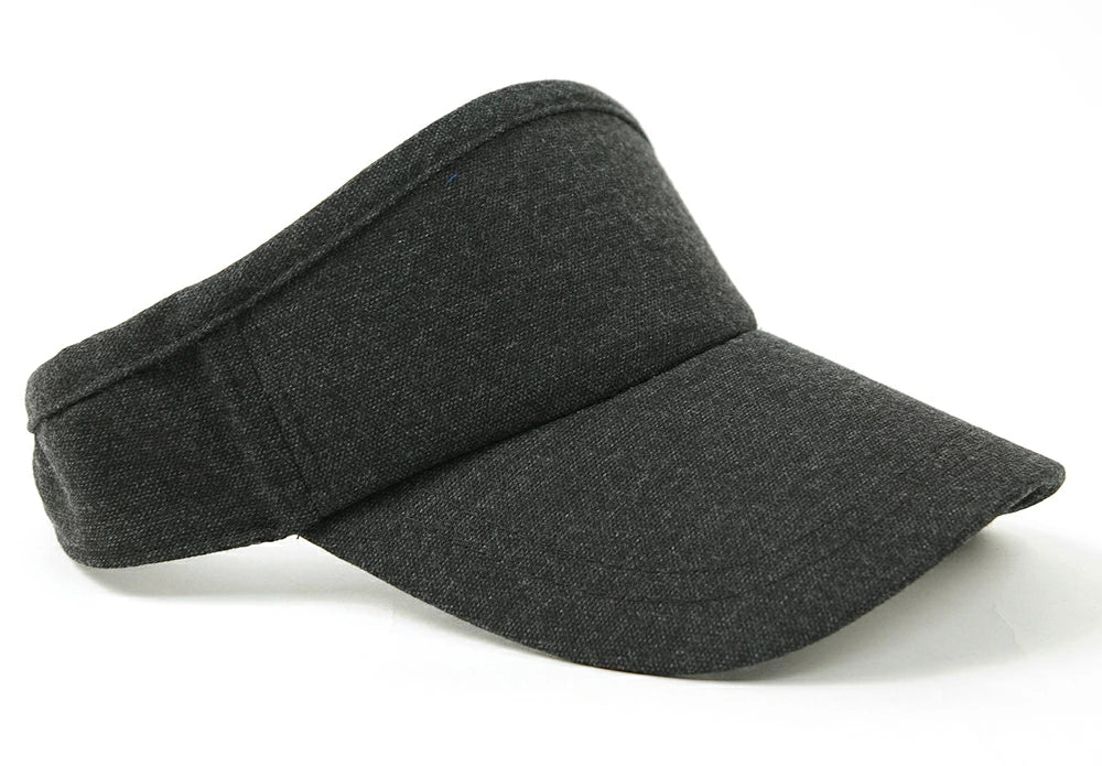 フランネルサンバイザーBIGWATCH正規品 チャコールグレー ビッグワッチ サンバイザー 帽子 ビッグサイズ BIGWATCH正規品 SBH-09 春 夏 秋 UVケア