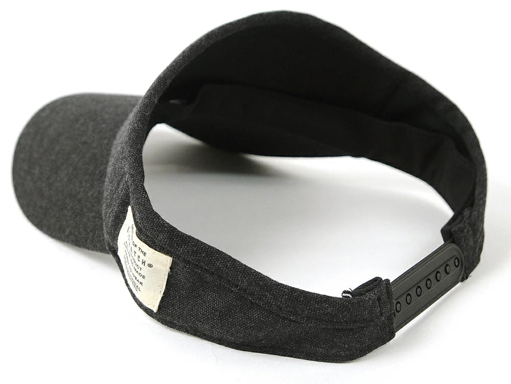 フランネルサンバイザーBIGWATCH正規品 チャコールグレー ビッグワッチ サンバイザー 帽子 ビッグサイズ BIGWATCH正規品 SBH-09 春 夏 秋 UVケア