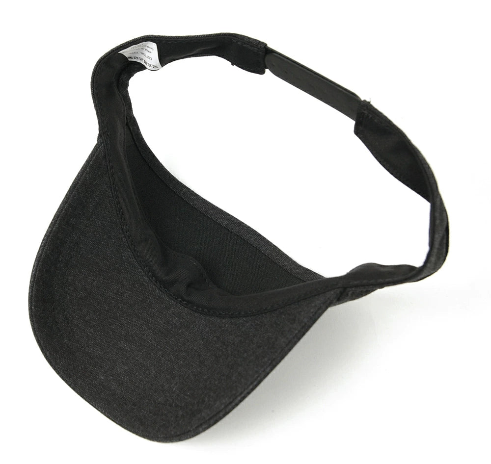 フランネルサンバイザーBIGWATCH正規品 チャコールグレー ビッグワッチ サンバイザー 帽子 ビッグサイズ BIGWATCH正規品 SBH-09 春 夏 秋 UVケア