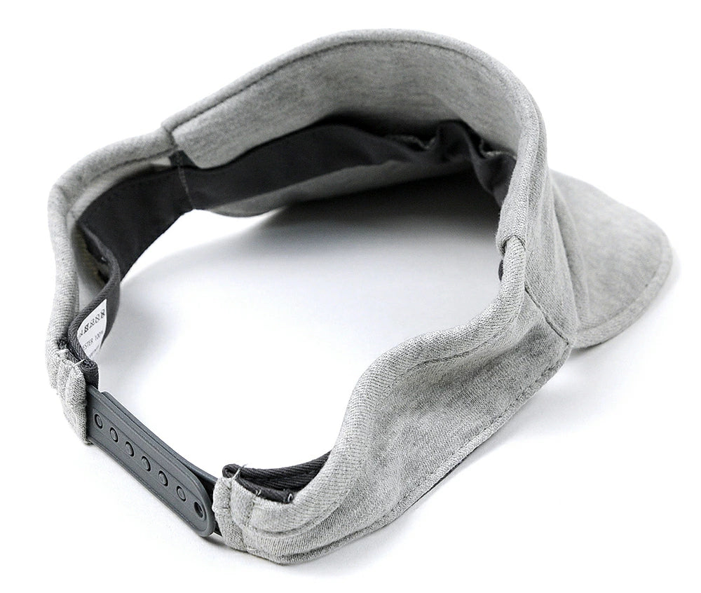 シームレス スウェットサンバイザーBIGWATCH MIXグレー ビッグワッチ サンバイザー 帽子 バイザー ビッグサイズ BIGWATCH正規品 SBH-11 春 夏 秋 UVケア