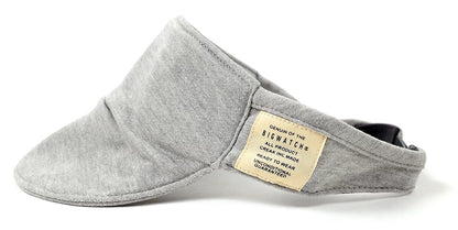 シームレス スウェットサンバイザーBIGWATCH MIXグレー ビッグワッチ サンバイザー 帽子 バイザー ビッグサイズ BIGWATCH正規品 SBH-11 春 夏 秋 UVケア