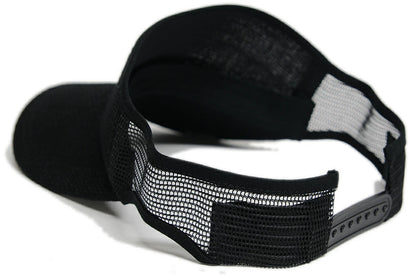 無地 ラウンド ヘンプ サンバイザー ビッグワッチ BIGWATCH オールブラック 黒 帽子 ダメージ加工無し SBMH-01R 春 夏 秋 UVケア