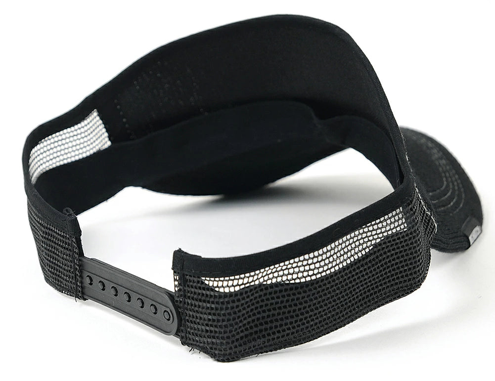 無地 ヘンプMIX サンバイザー ビッグワッチ BIGWATCH ブラック 黒 帽子 ダメージ加工無し SBMH-02 春 夏 秋 UVケア