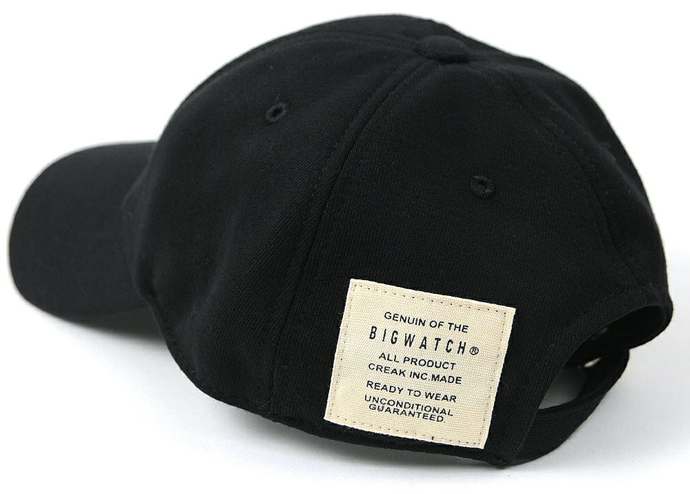 スウェット ローキャップ BIGWATCH正規品 黒ブラック ローキャップ コットンキャップ ビッグサイズ ビッグワッチ コットン ゴルフキャップ スポーツ SCP-01 春 夏 秋 UVケア
