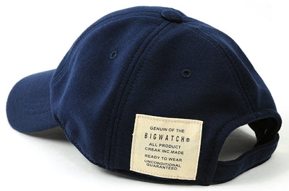 スウェット ローキャップ BIGWATCH正規品 ネイビー ローキャップ コットンキャップ ビッグサイズ ビッグワッチ コットン ゴルフキャップ スポーツ SCP-03 春 夏 秋 UVケア