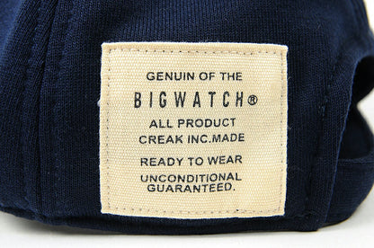 スウェット ローキャップ BIGWATCH正規品 ネイビー ローキャップ コットンキャップ ビッグサイズ ビッグワッチ コットン ゴルフキャップ スポーツ SCP-03 春 夏 秋 UVケア