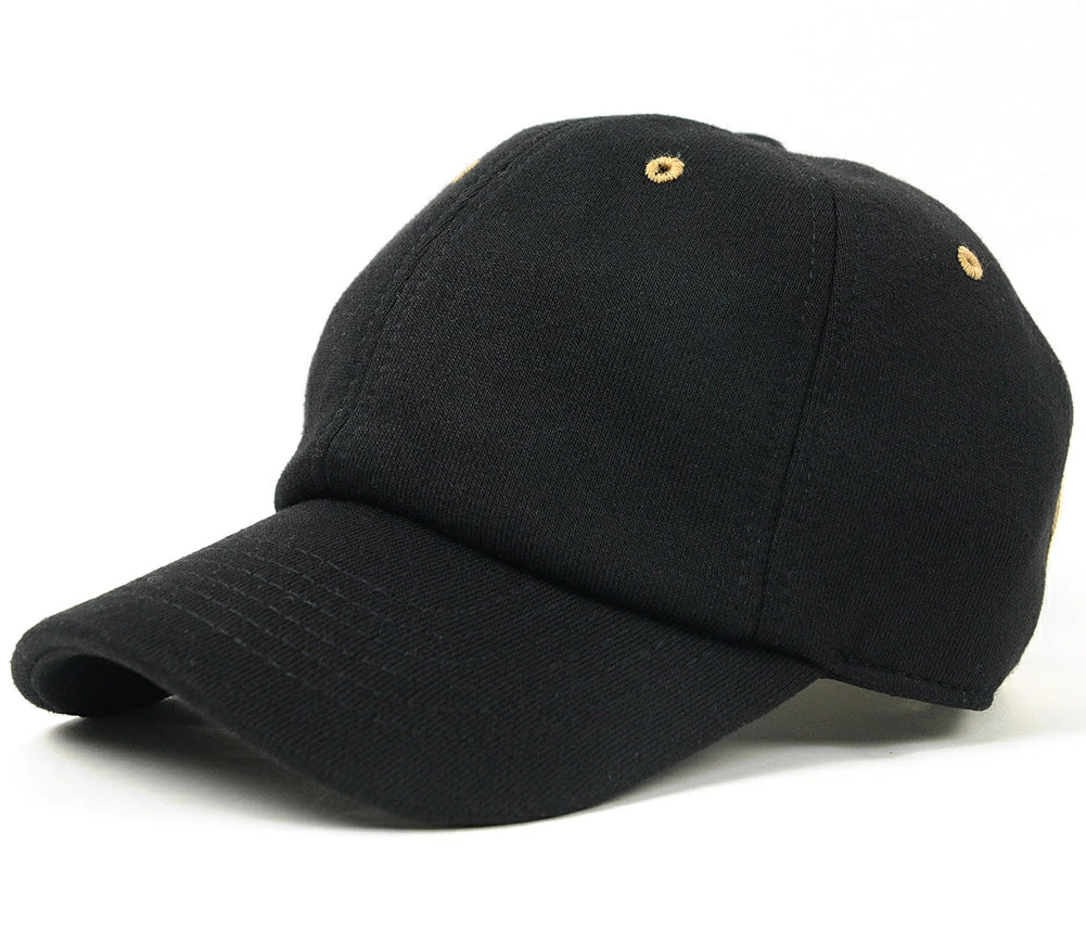 スウェット 6パネルキャップ BIGWATCH正規品 黒ブラック コットンキャップ ビッグサイズ ビッグワッチ コットン ゴルフキャップ スポーツ SCP-10 春 夏 秋 UVケア